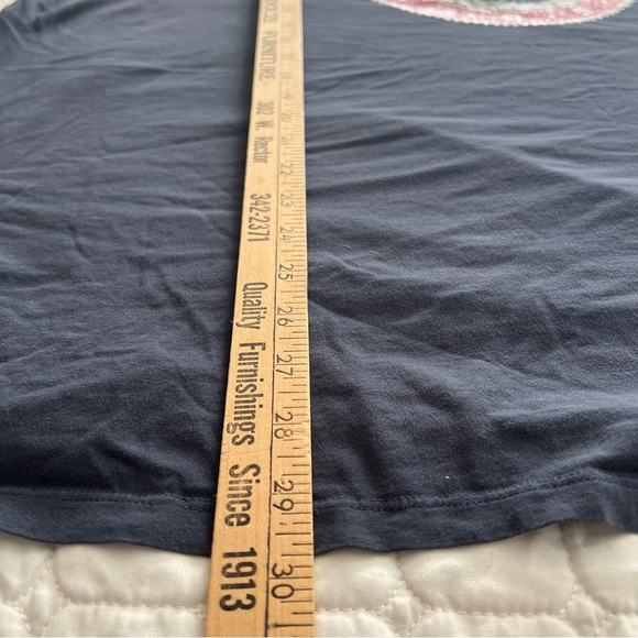 Vineyard Vines Shirt Mens 2XL Blue Long Sleeve Compass Graphic Tee Nautical READ - Picture 11 of 12